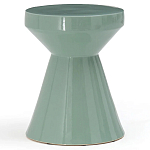 Приставной стол из керамики Manufacto Gray-green варинант исполнения - 1 | Loft Concept в Сочи