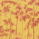 Обои ручная роспись Distant Bamboo Firefly on dyed paper варинант исполнения - 2 | Loft Concept в Сочи