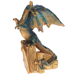 Декоративная статуэтка Дракон Multicolor Gold Dragon Treasure Keeper Statuette варинант исполнения - 1 | Loft Concept в Сочи