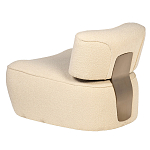Кресло бежевое без подлокотников с обивкой из ткани букле Space of Freedom варинант исполнения - 2 | Loft Concept в Сочи