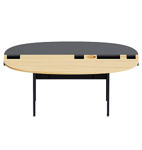 Between журнальный столик из дуба и чёрного ясеня