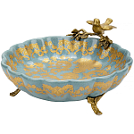 Блюдо фарфоровое Птица на ветке Flora варинант исполнения - 1 | Loft Concept в Сочи