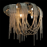 Бра с металиическими цепочками и дугообразными элементами Atlantis Chain варинант исполнения - 6 | Loft Concept в Сочи