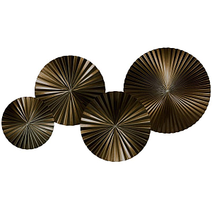 Арт-объект Apollo Brown Wall Plaque Disc 4