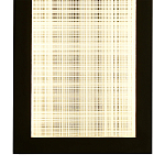 Светодиодное прямоугольное бра из металла черного цвета Lattice Lux варинант исполнения - 4 | Loft Concept в Сочи