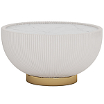 Круглый кофейный стол Ruelly White Coffee Table варинант исполнения - 1 | Loft Concept в Сочи