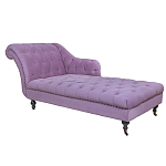 Кушетка фиолетовая с мягкой обивкой из велюра Michael Couch варинант исполнения - 1 | Loft Concept в Сочи