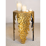 Столик дизайнерский Copper streaks варинант исполнения - 9 | Loft Concept в Сочи