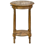 Деревянный овальный кофейный стол Margery Provence Coffee Table варинант исполнения - 3 | Loft Concept в Сочи