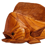 Статуэтка деревянная в виде рыбы Fish of the World варинант исполнения - 2 | Loft Concept в Сочи