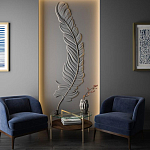 Барельеф PLUMA варинант исполнения - 2 | Loft Concept в Сочи