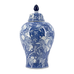 Ваза с крышкой в китайском стиле Гранатовое дерево Blooming Pomegranate варинант исполнения - 3 | Loft Concept в Сочи