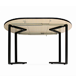 Стол обеденный раздвижной со столешницей белый мрамор Magali варинант исполнения - 5 | Loft Concept в Сочи