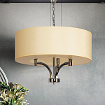 Люстра подвесная с цилиндрическим абажуром кремового цвета Natural Concepts варинант исполнения - 3 | Loft Concept в Сочи