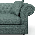 Мебельная ткань Шенилл бирюзовый цвет 138 см T4-31 варинант исполнения - 3 | Loft Concept в Сочи