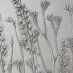 Панно Серые цветы варинант исполнения - 4 | Loft Concept в Сочи