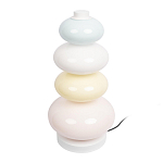 Настольная лампа из стеклянных сфер в пастельных тонах Высота 40 см Pastel Lunaria варинант исполнения - 2 | Loft Concept в Сочи