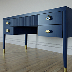 Письменный стол с 4-мя ящиками Elsa Dreams Blue варинант исполнения - 2 | Loft Concept в Сочи