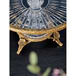 Чаша из прозрачного стекла с фигурками разноцветных попугаев на ободке 38 Eden Garden варинант исполнения - 4 | Loft Concept в Сочи