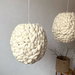 Светильник вязаный из шерсти Wool Oval варинант исполнения - 1 | Loft Concept в Сочи