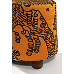 Пуф Wakonda Terracotta Tiger Mountain с Круглыми ножками  варинант исполнения - 3 | Loft Concept в Сочи