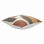 Подушка декоративная с геометрическим узором и плетенными вставками Divine Abstractions варинант исполнения - 1 | Loft Concept в Сочи