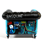Кресло "Баския и Уорхол" Basquiat Warhol graffiti chair натуральная кожа варинант исполнения - 5 | Loft Concept в Сочи