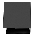 Уличный настенный светильник светодиодный формы куб черного цвета из металла Urban Minimalist варинант исполнения - 1 | Loft Concept в Сочи