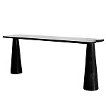 Консоль чёрная на 2-х конусообразных ножках Eros варинант исполнения - 4 | Loft Concept в Сочи