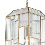 Подвесной светильник с рельефным стеклом Embossed Glass варинант исполнения - 1 | Loft Concept в Сочи