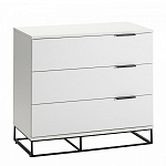 Комод белый с 3-мя ящиками Strict Lines  варинант исполнения - 1 | Loft Concept в Сочи