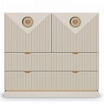 Комод с фактурным фасадом Satin Furniture варинант исполнения - 2 | Loft Concept в Сочи