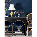 Чаша стеклянная с фигурками разноцветных попугаев на ободке 41 Eden Garden варинант исполнения - 3 | Loft Concept в Сочи