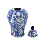 Ваза с крышкой в китайском стиле Гранатовое дерево Blooming Pomegranate варинант исполнения - 4 | Loft Concept в Сочи