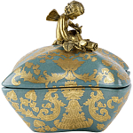 Фарфоровая шкатулка Angel with a rose варинант исполнения - 1 | Loft Concept в Сочи