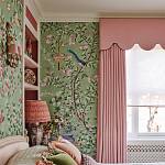 Обои ручная роспись Belvoir Pistachio варинант исполнения - 3 | Loft Concept в Сочи