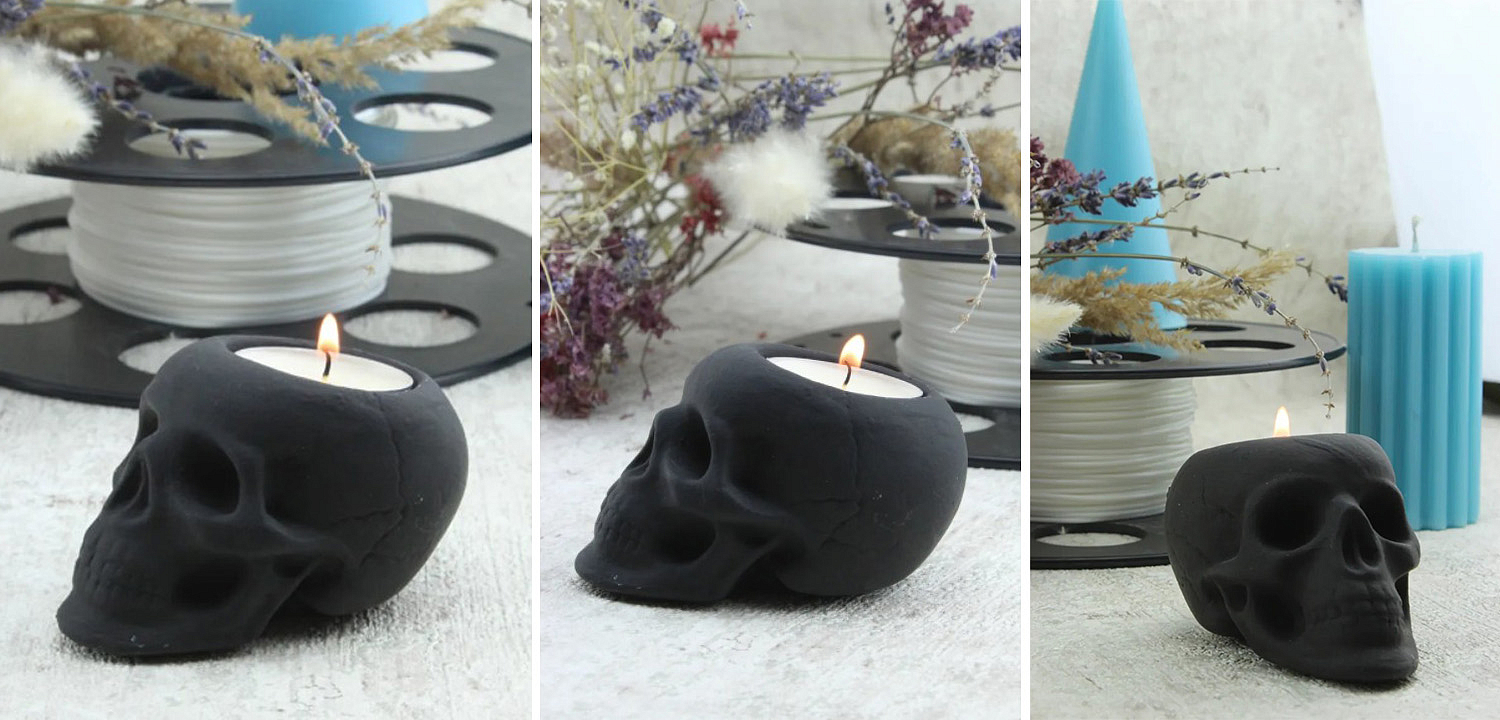Подсвечник Black Skull Подсвечник Black Skull - Loft-Concept в Сочи