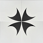 Дизайнерская плитка с узором Комета варинант исполнения - 1 | Loft Concept в Сочи