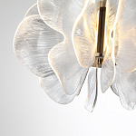 Люстра с крупными рельефным декором в виде лепестков 60 см Ethereal Bloom варинант исполнения - 5 | Loft Concept в Сочи