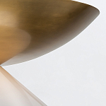 Подвесной светильник латунного цвета с конусовидным белым плафоном Quintiesse варинант исполнения - 12 | Loft Concept в Сочи