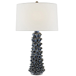 Настольная лампа с корпусом из цветков колокольчика Cascade of Blue Flowers варинант исполнения - 2 | Loft Concept в Сочи