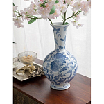 Ваза фарфоровая с синими цветочными мотивами Independence варинант исполнения - 4 | Loft Concept в Сочи