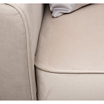 Диван двухместный раскладной светло-серый с кантом Pride варинант исполнения - 5 | Loft Concept в Сочи