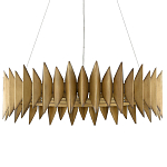 Люстра круглая с фактурным абажуром Graduated Heights варинант исполнения - 2 | Loft Concept в Сочи