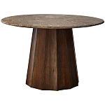Круглый обеденный стол с мраморной столешницей Veras Marble Dining Table варинант исполнения - 1 | Loft Concept в Сочи