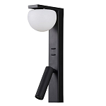 Бра с белым полусферическим плафоном и цилиндрическим поворотным спотом Trumpet Wall Lamp варинант исполнения - 1 | Loft Concept в Сочи