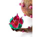 Статуэтка тропический фрукт Pandora Tropical Fruit Fuchsia Green Brown Flower варинант исполнения - 1 | Loft Concept в Сочи