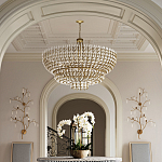 Бра с каркасом в виде веток усыпанных кристаллами Branches with Crystals варинант исполнения - 4 | Loft Concept в Сочи