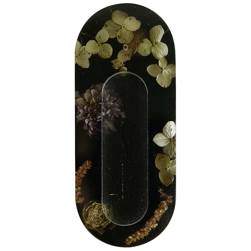 Подставка под благовония из эпоксидной смолы с цветами черная Epoxy Resin Flowers Incense Oval Stand Black Черный Подставка под благовония из эпоксидной смолы с цветами черная Epoxy Resin Flowers Incense Oval Stand Black Черный в Сочи | Loft Concept