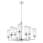 Люстра с 9-ю цилиндрическими стеклянными плафонами Jeanette варинант исполнения - 8 | Loft Concept в Сочи